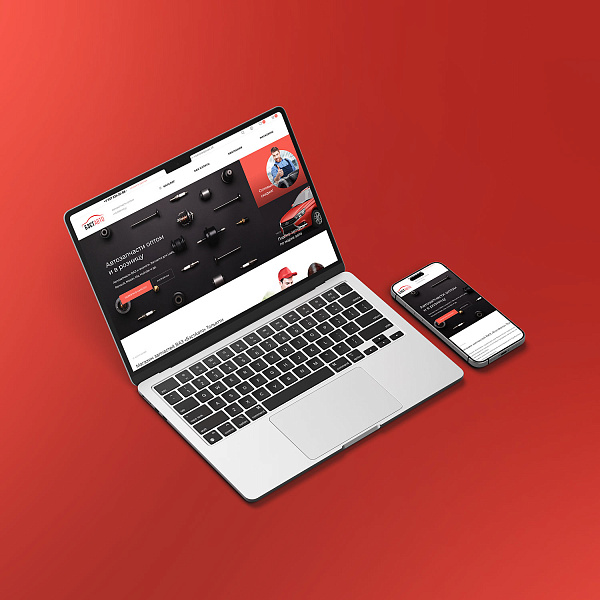 Интернет-магазин автозапчастей для компании Бест-Авто